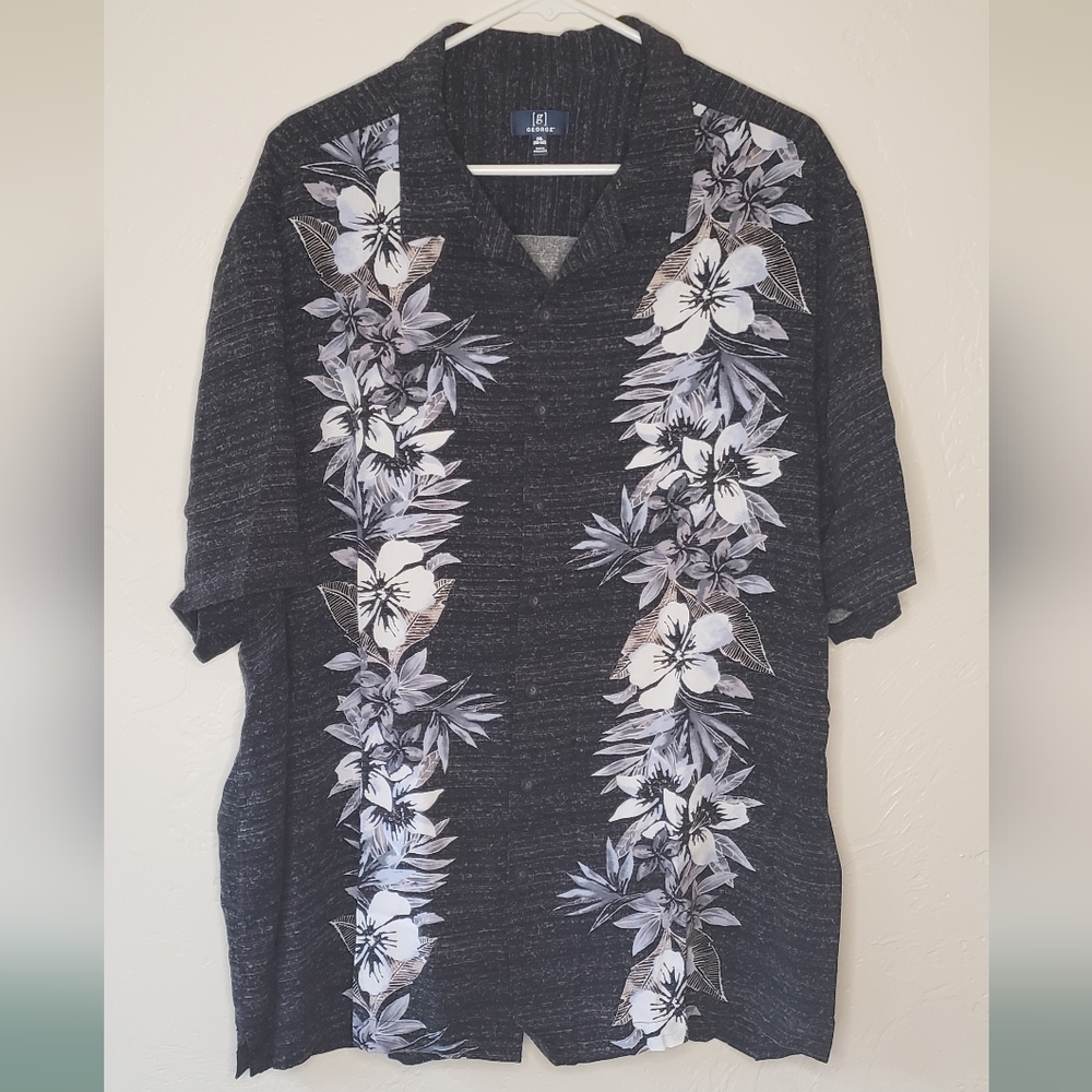 George Hawaiian short sleeve button down